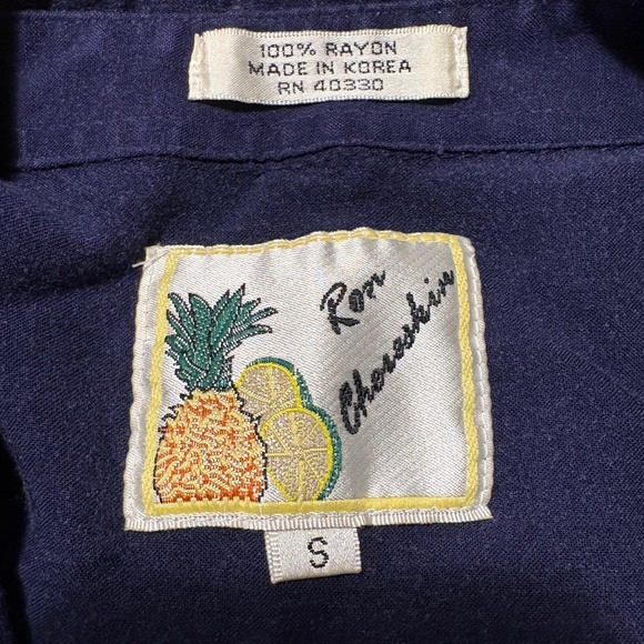 Vintage Ron Chereskin aloha shirt with hula girl - size small - Picture 3 of 6